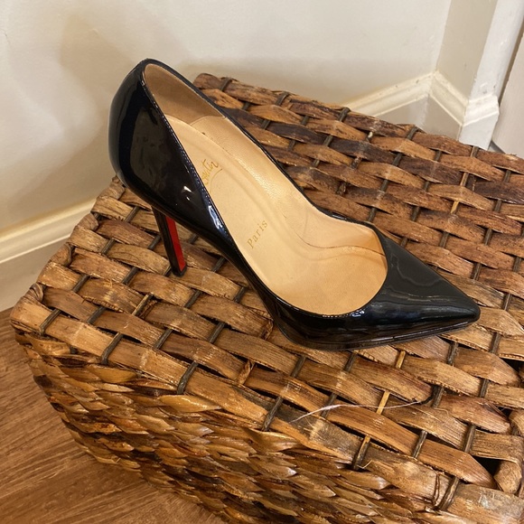 Christian Louboutin Black Patent leather Pigalle Plato 120 - Picture 11 of 12